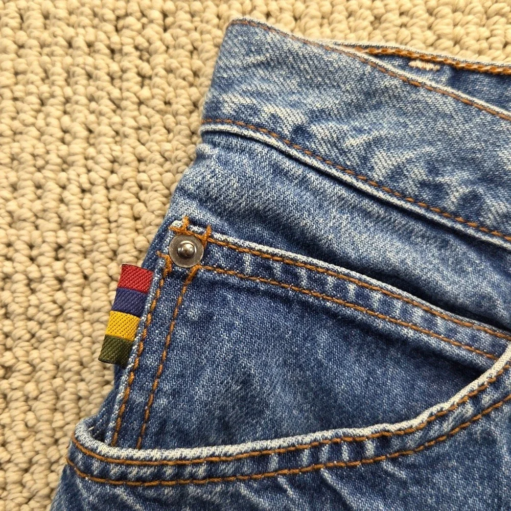 Vintage PS Gitano Jeans High Waist Tapered Leg‎ Denim Blue Womens 34x27